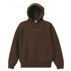 おいしくるメロンパン パン屋ロゴの刺繍パーカー バンドグッズ 茶 モカ L おいしくるメロンパン パン屋ロゴの刺繍パーカー バンドグッズ 茶 モカ