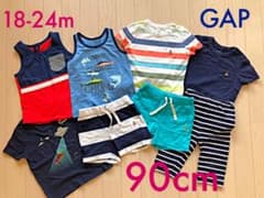 18-24m 半袖 ハーフパンツ 8点セット GAPのサムネイル