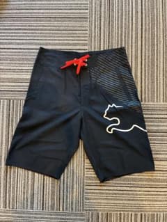 【新品】プーマ　ハーフパンツ　メンズ　ブラック　サイズＬのサムネイル