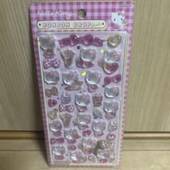 【正規品】ボンボンドロップシール　第二弾キティ　ピンクのサムネイル