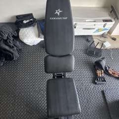 GOOGUJUMP トレーニングベンチ ブラックのサムネイル