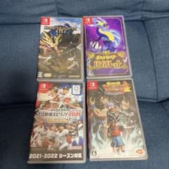 任天堂Switchソフト　ポケットモンスターバイオレットなどまとめ売り最終値下げのサムネイル