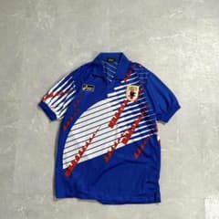 90s asics サッカー 日本代表 ユニフォーム 94年 ドーハの悲劇 XL