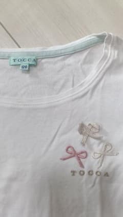 TOCCA リボン刺繍 半袖カットソー 120cmのサムネイル