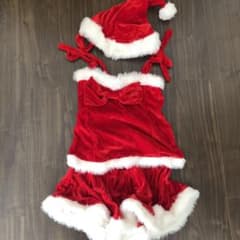 クリスマス￼ サンタ　コスプレ　レディース　スカート　イベント　可愛い　もこもこのサムネイル