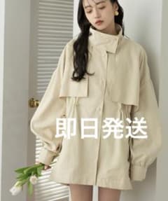 完売品 hinari ミドル丈ピーチトレンチコート アイボリー hinari ミドル丈ピーチトレンチコート - メルカリ