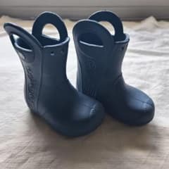 ◆クロックス レインシューズ 14cm ネイビーのサムネイル