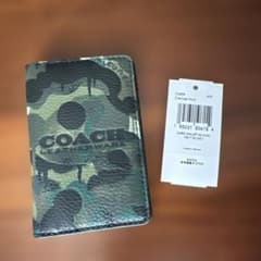 COACH カードケース 迷彩柄 カモフラージュ パスケース 定期入れのサムネイル