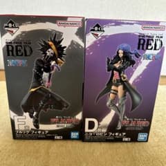 ワンピース　一番くじ　フィルムレッド　ニコ・ロビン　ブルック　フィギュアのサムネイル