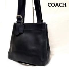 COACH オールドコーチ ヴィンテージ y2k トートバッグ レザー ブラック 
