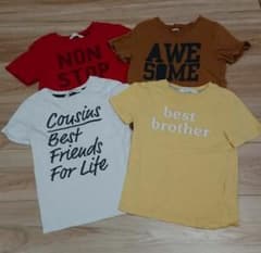 ミカン様専用  H&M 110-120サイズ  Tシャツ ４枚セットのサムネイル