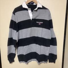 POLO SPORT ラガーシャツ ボーダー 長袖 Mサイズのサムネイル