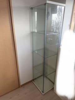 送料込み‼️廃盤品‼️IKEAデトルフ3段ガラスケース・ディスプレイケース 送料込み IKEA デトルフ ガラスディスプレイケース - メルカリ