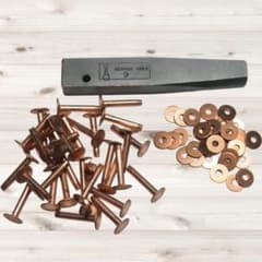 リベットセッター #9/コパーリベット（銅製リベット）#9×1インチのサムネイル
