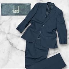 dunhill シングルスーツ セットアップ ウール ネイビー ストライプ Tailoring | dunhill JP