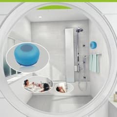 【新品未使用】Bluetooth 防水 ワイヤレス シャワースピーカー 吸盤つきのサムネイル