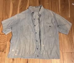 40s US NAVY chambray shirtのサムネイル