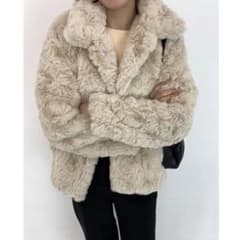Lazy and easy smooth far coat ファーコートのサムネイル