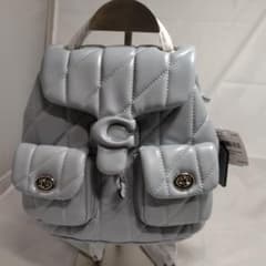 新品未使用】COACH リュック ショルダーバッグ 2way 水色 - メルカリ