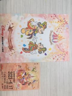 東京ディズニーリゾートライン 40周年記念 スタンプラリー、1DAYパスのサムネイル