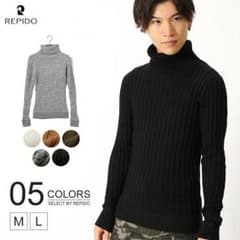 本日限定特化☆現品限り☆スリムニット　タートルネックのサムネイル