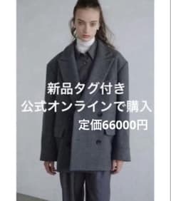 CLANE OVER SHOULDER PEAKED LAPEL COAT - メルカリ