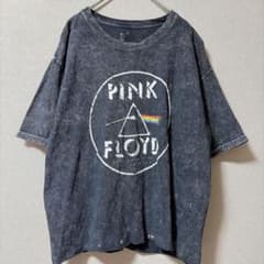 ピンクフロイド 半袖 バンドTシャツ L チャコール バンT クロップド丈