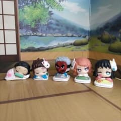 鬼滅の刃　おねむたん　ガチャガチャ　5点セット売りのサムネイル
