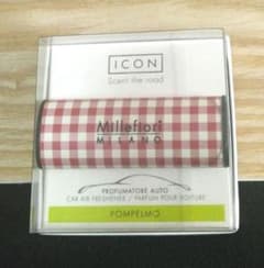 Millefiori ICON カーエアフレッシュナー チェック柄