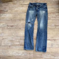 HYSTERIC ダメージデニムパンツ W30 L32 - メルカリ