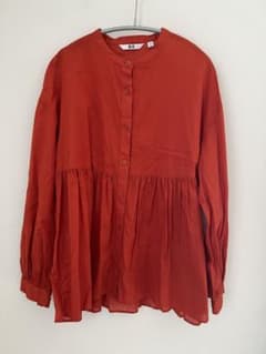 【美品】ユニクロ ブラウス シャツ 長袖のサムネイル