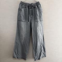 repipi armario レピピ M グレー ワイドパンツ ウエストゴムのサムネイル