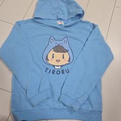 TIRORU フード付きトレーナー ライトブルー ちろぴののサムネイル