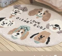 ディズニーキャラクター　フロアマット　 I LOVE DISNEY DOGS ディズニーキャラクター マット I LOVE DISNEY DOGS 【公式通販