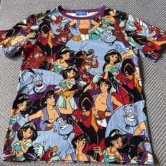 東京ディズニーリゾート アラジン 総柄 Tシャツ Sのサムネイル