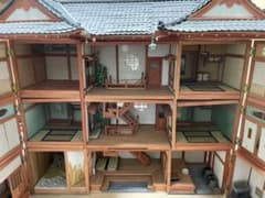 ミニチュア☆リーメントに☆遊郭☆和風ドールハウス☆シルバニアに 