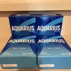 AQUARIUS 48g×30パック 4箱 120袋 パウダー AQUARIUS 48g×30パック 4箱 120袋 パウダー - メルカリ