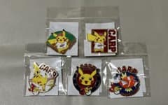 広島カープ ポケモン 30th ピンバッジ 5個セット ピカチュウ 未開封