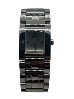 【電池交換済】TISSOT ティソ 腕時計 L840K スクエア調 電池交換済】ティソ L840K スクエア シルバー文字盤 スイス製 稼働品
