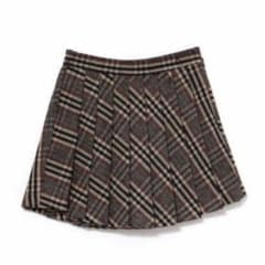 andmary Monica check pleats mini skirt Mのサムネイル
