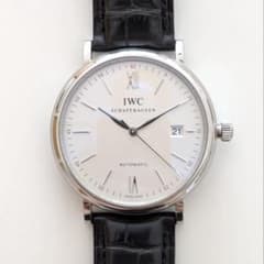 美品 IWC ポートフィノ オートマティック IW356501 シルバー文字盤