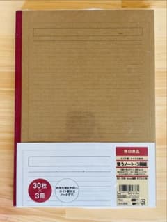 【希少・販売終了品】無印良品 整うノート 3冊セットのサムネイル