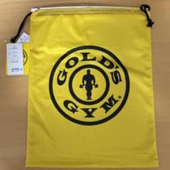ゴールドジム×しまむらコラボ　ビッグ巾着のサムネイル