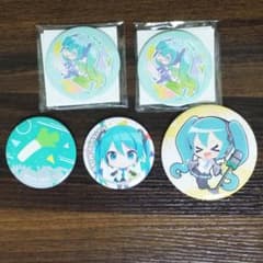 プロジェクトセカイ】プロセカ 初音ミク 缶バッジ 5点セット 缶バッチ