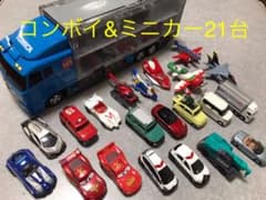 トミカ おかたづけコンボイ&ミニカー21台セット★カーズ★プレーンズ★警察車両他のサムネイル