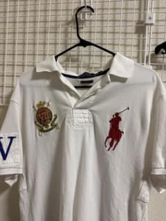 Polo Ralph Lauren ポロシャツ ホワイト 刺繍　ビッグポニーのサムネイル