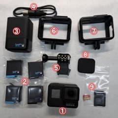 GoPro HERO7 Black 中古品 付属品セットのサムネイル