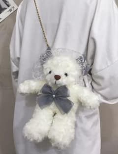 ふわふわくまのクロスボディバッグ♥のサムネイル