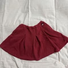 赤いフレアスカート ショートパンツ付き120cmのサムネイル
