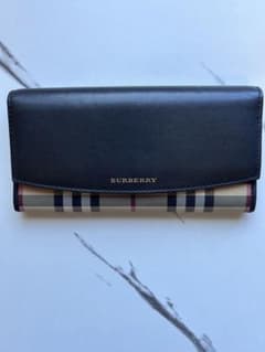 BURBERRY 長財布 ノバチェック レザー - メルカリ